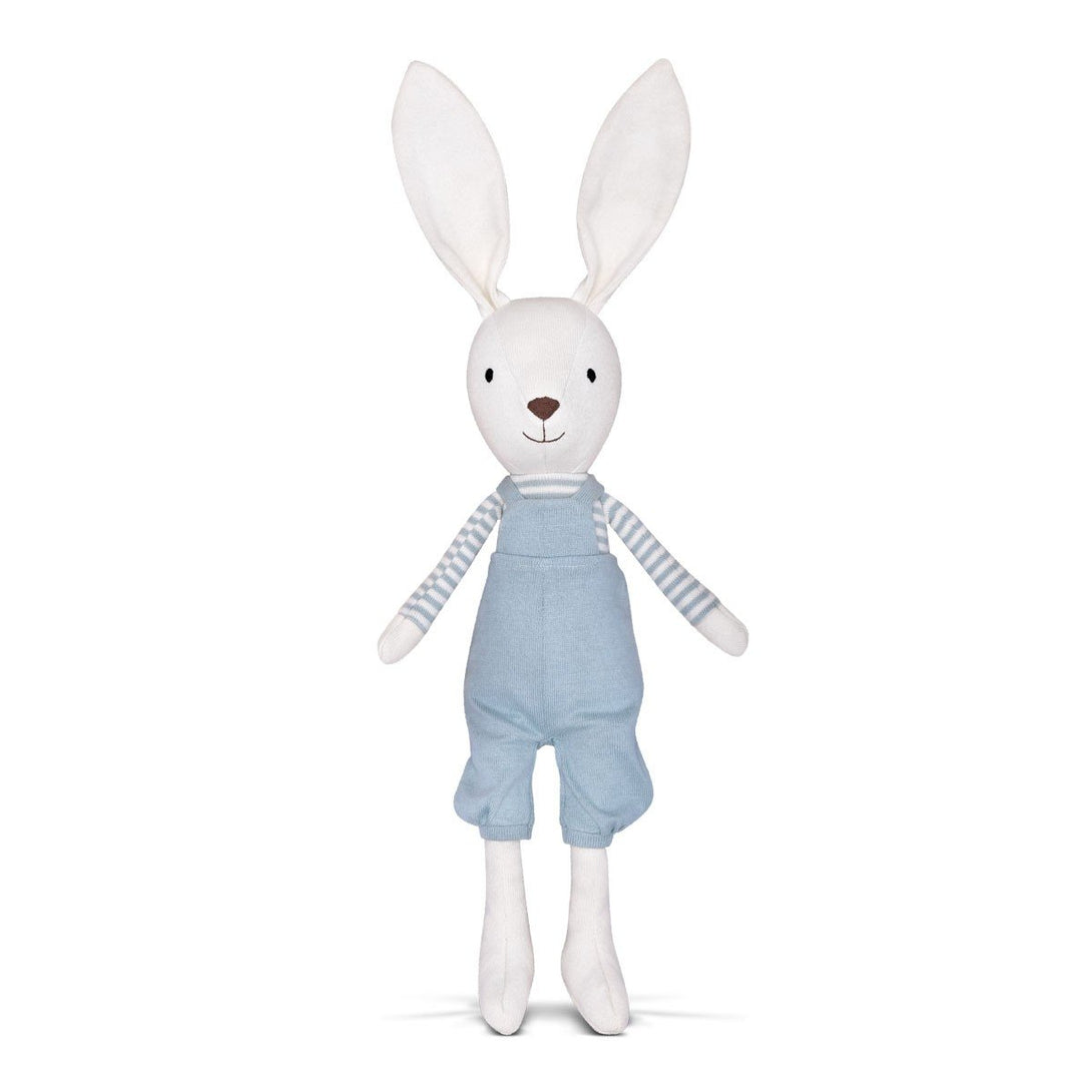 Apple Park Organic Cotton Knit Bunny Apple Park Organic Soft Toy at Little Earth Nest Eco Shop Geelong Online Store Australia