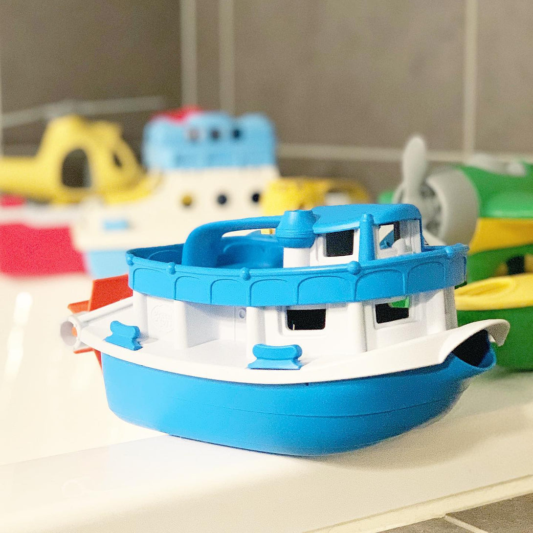 Green Toys Paddle Boat Green Toys Play Vehicles at Little Earth Nest Eco Shop Geelong Online Store Australia