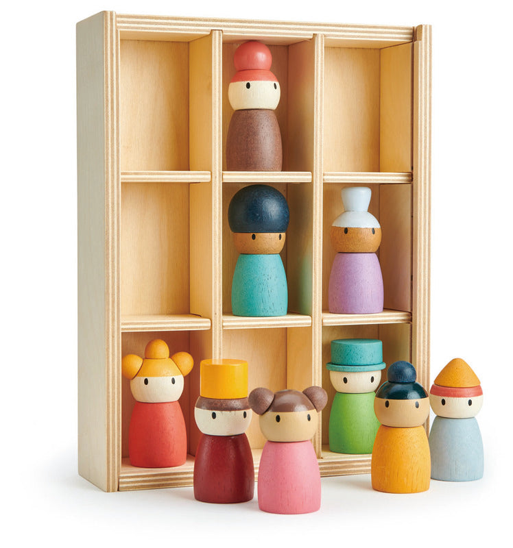 Happy Folk Hotel Play People by Tenderleaf Toys Little Earth Nest at Little Earth Nest Eco Shop Geelong Online Store Australia