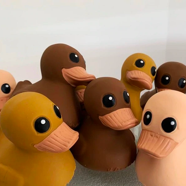 Hevea Kawan Duck Bath Toy Hevea Baby Bath Toys at Little Earth Nest Eco Shop Geelong Online Store Australia