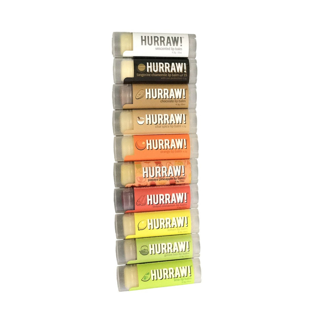 Hurraw Organic and Natural Lip Balm 4.3g Hurraw Lip Balms and Treatments at Little Earth Nest Eco Shop Geelong Online Store Australia