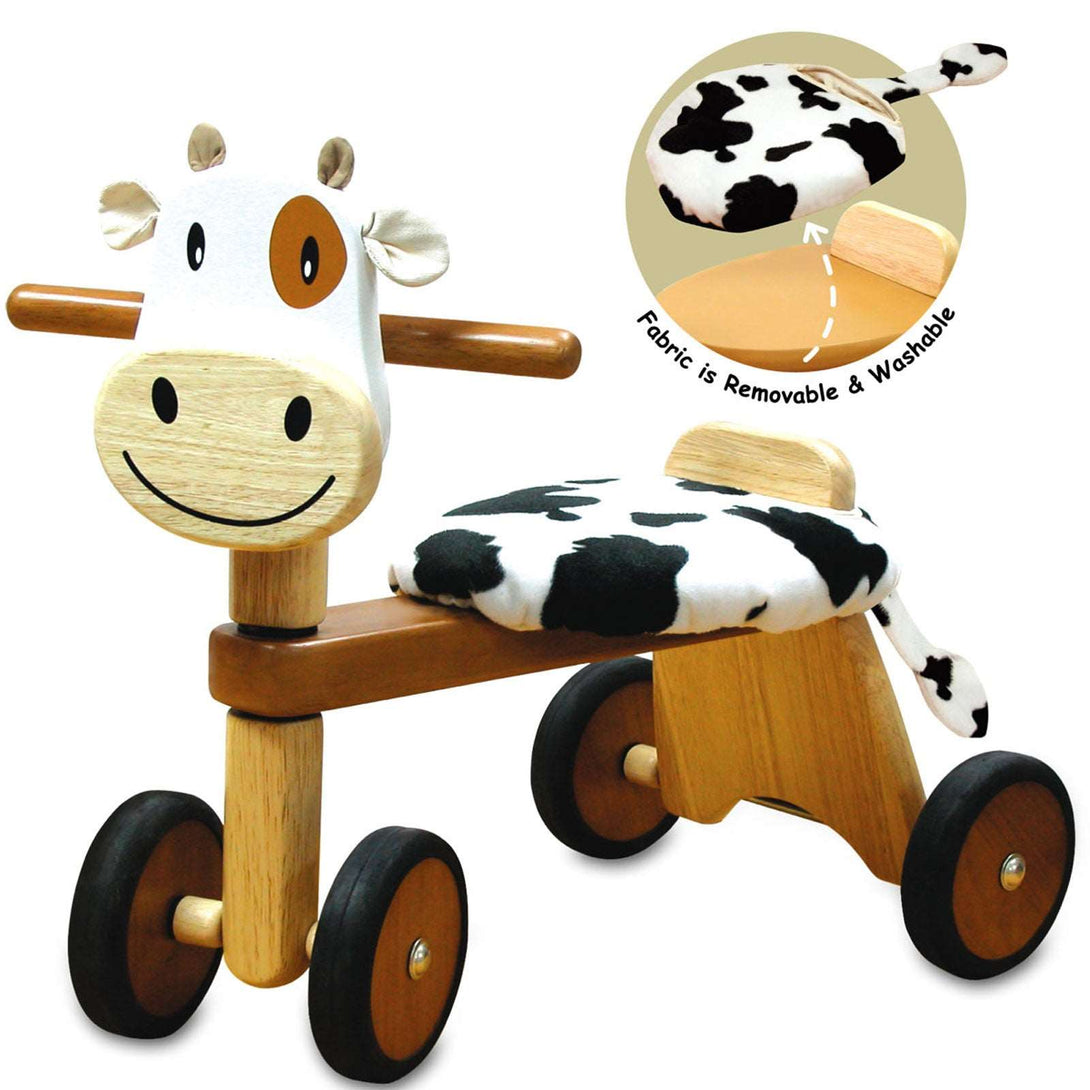 Calffy Paddie Rider Ride-On Cow Im Toy Kids Riding Vehicles at Little Earth Nest Eco Shop Geelong Online Store Australia