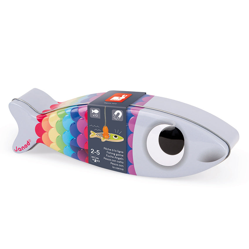 Janod Magnetic Sardine Fishing Set Janod Activity Toys at Little Earth Nest Eco Shop Geelong Online Store Australia