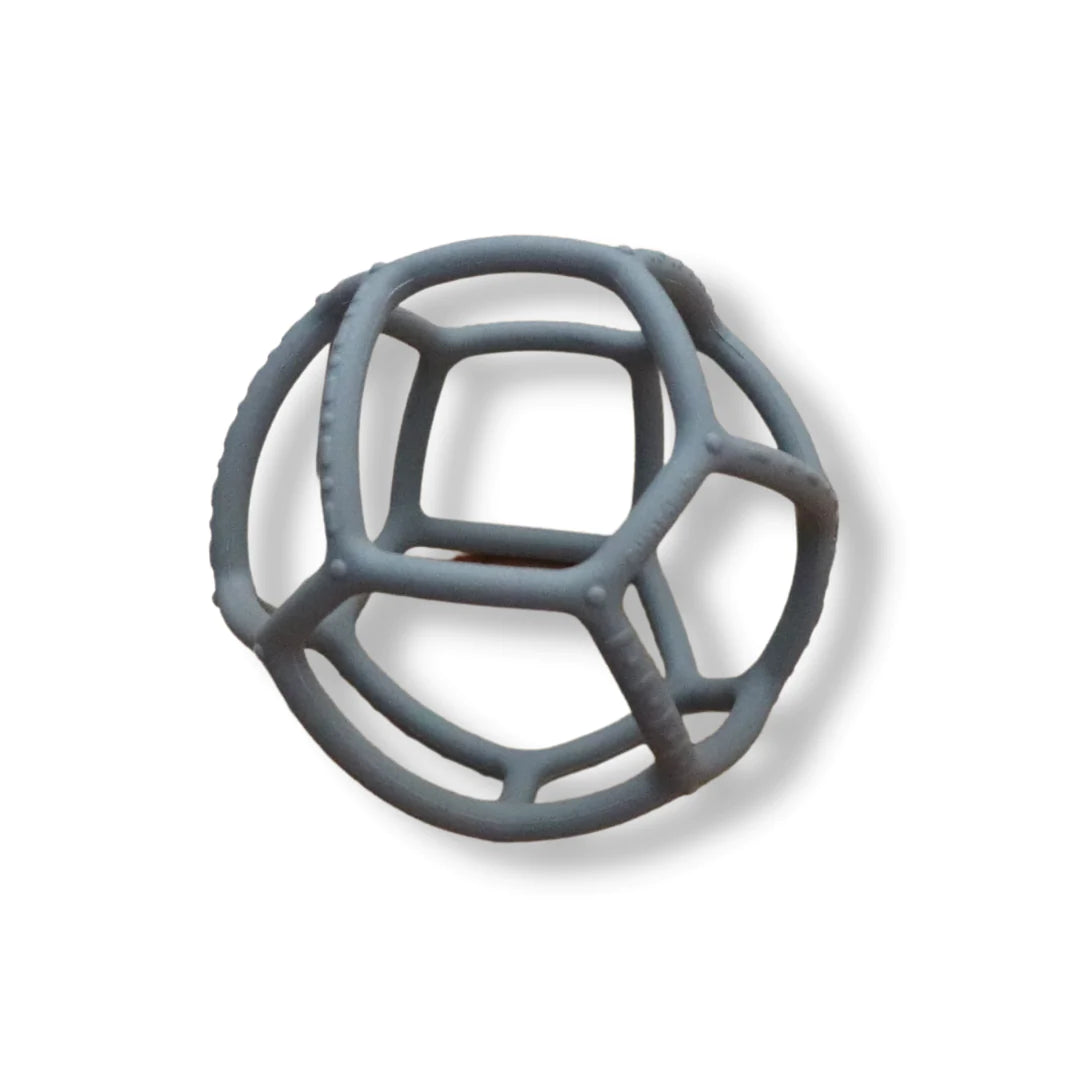 Jellystone Designs Silicone Sensory Ball Jellystone Designs Baby Activity Toys Grey at Little Earth Nest Eco Shop Geelong Online Store Australia