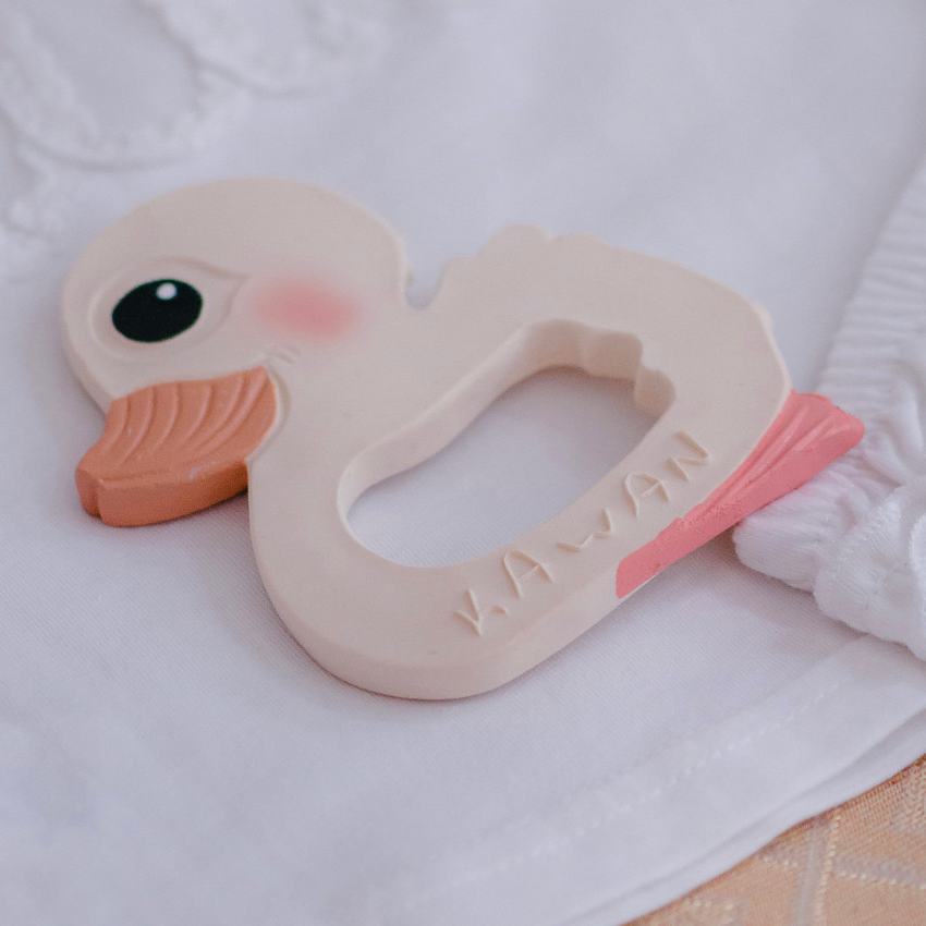 Hevea Kawan Teether Toy Hevea Baby Dummies and Teethers at Little Earth Nest Eco Shop Geelong Online Store Australia