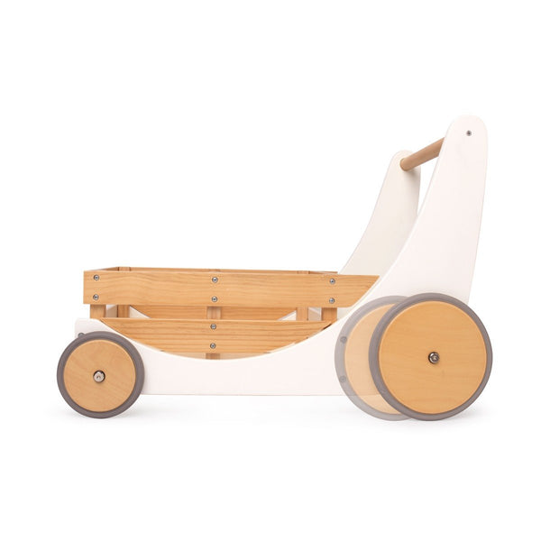 Kinderfeets Cargo Walker Kinderfeets Baby Walkers and Entertainers White at Little Earth Nest Eco Shop Geelong Online Store Australia