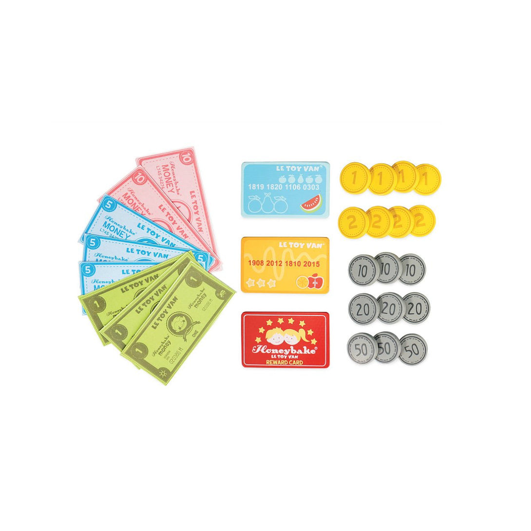 Le Toy Van Play Money Set Le Toy Van Pretend Play at Little Earth Nest Eco Shop Geelong Online Store Australia