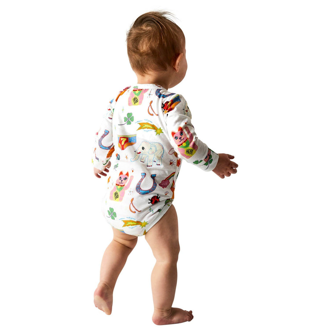 Kip and Co Organic Long Sleeve Romper Kip and Co Baby Clothing at Little Earth Nest Eco Shop Geelong Online Store Australia