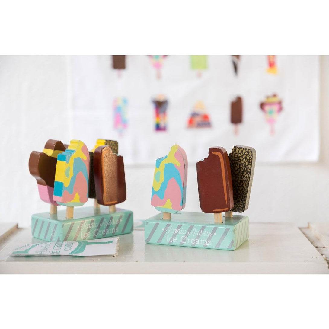 Make Me Iconic Aussie Ice Creams Make Me Iconic Pretend Play at Little Earth Nest Eco Shop Geelong Online Store Australia