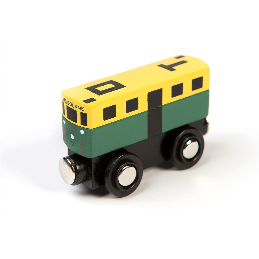 Make Me Iconic Mini Tram Make Me Iconic Play Vehicles at Little Earth Nest Eco Shop Geelong Online Store Australia