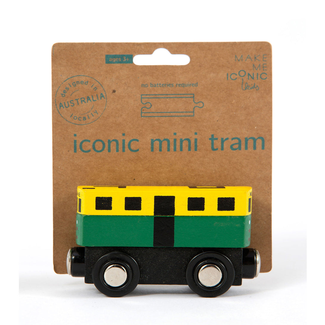 Make Me Iconic Mini Tram Make Me Iconic Play Vehicles at Little Earth Nest Eco Shop Geelong Online Store Australia