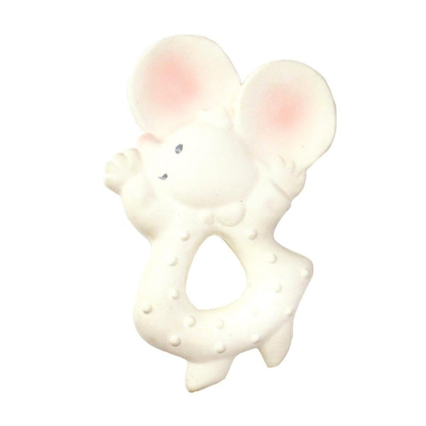 Meiya Mouse Natural Rubber Teether Little Earth Nest Dummies and Teethers at Little Earth Nest Eco Shop Geelong Online Store Australia