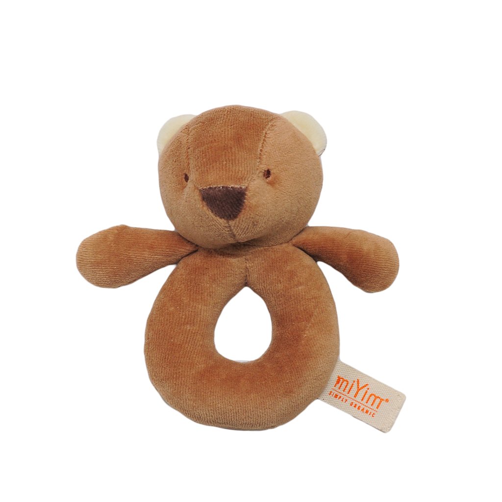 Miyim Ring Rattle Miyim Rattles Bear at Little Earth Nest Eco Shop Geelong Online Store Australia