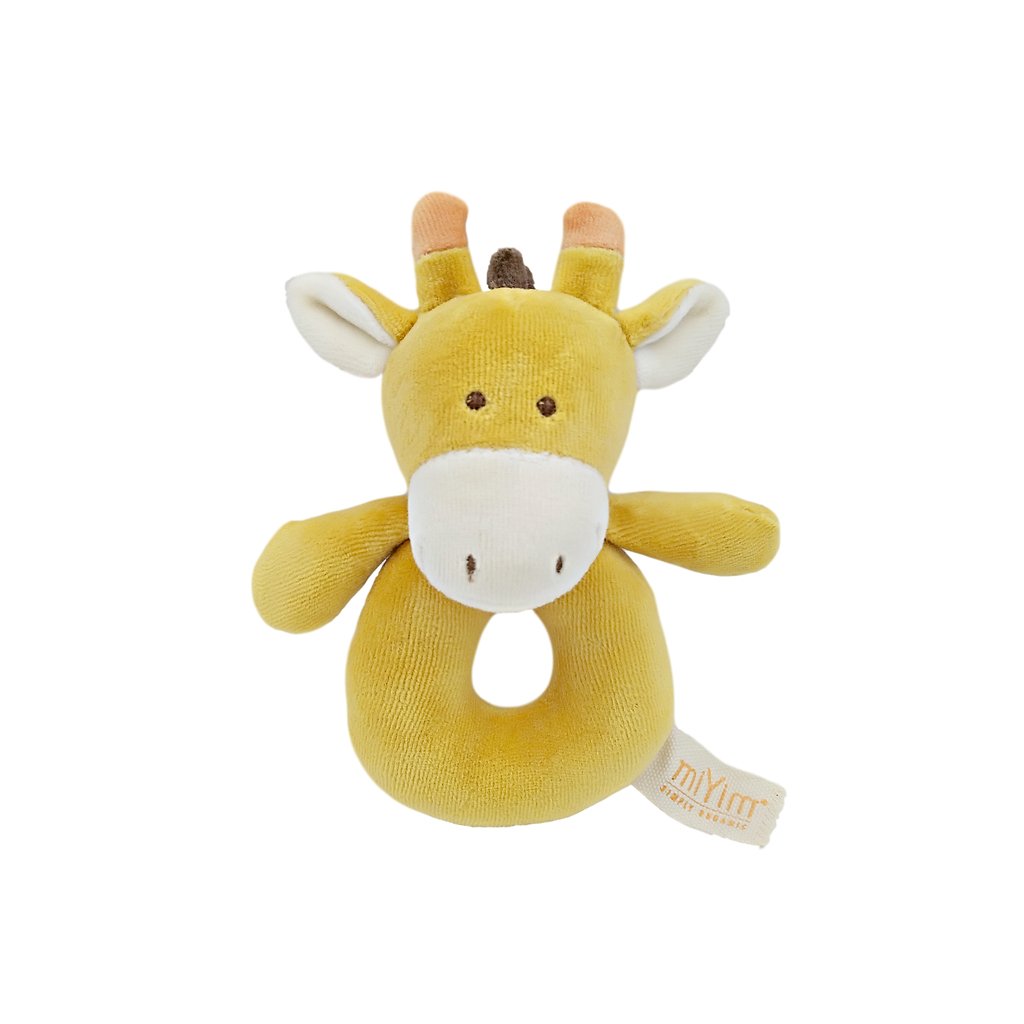 Miyim Ring Rattle Miyim Rattles Giraffe at Little Earth Nest Eco Shop Geelong Online Store Australia