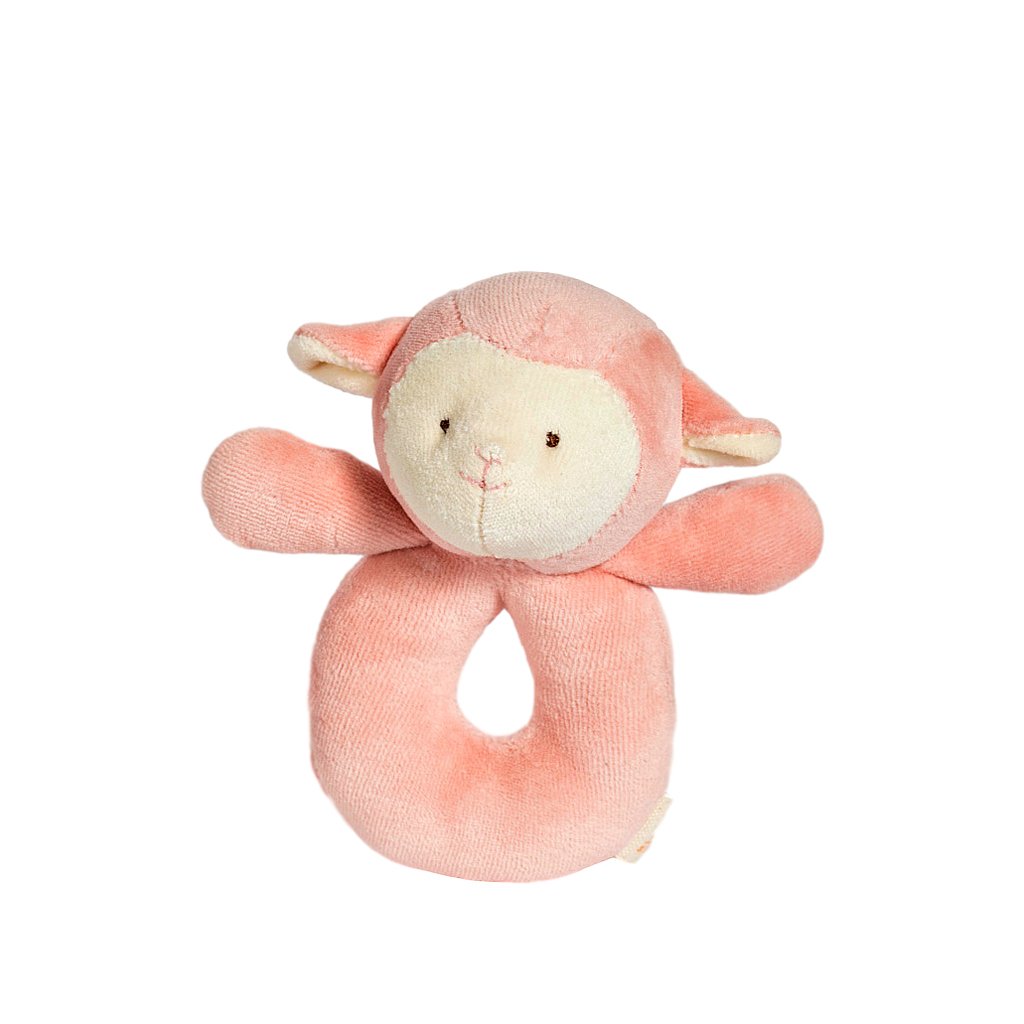 Miyim Ring Rattle Miyim Rattles Lamb at Little Earth Nest Eco Shop Geelong Online Store Australia