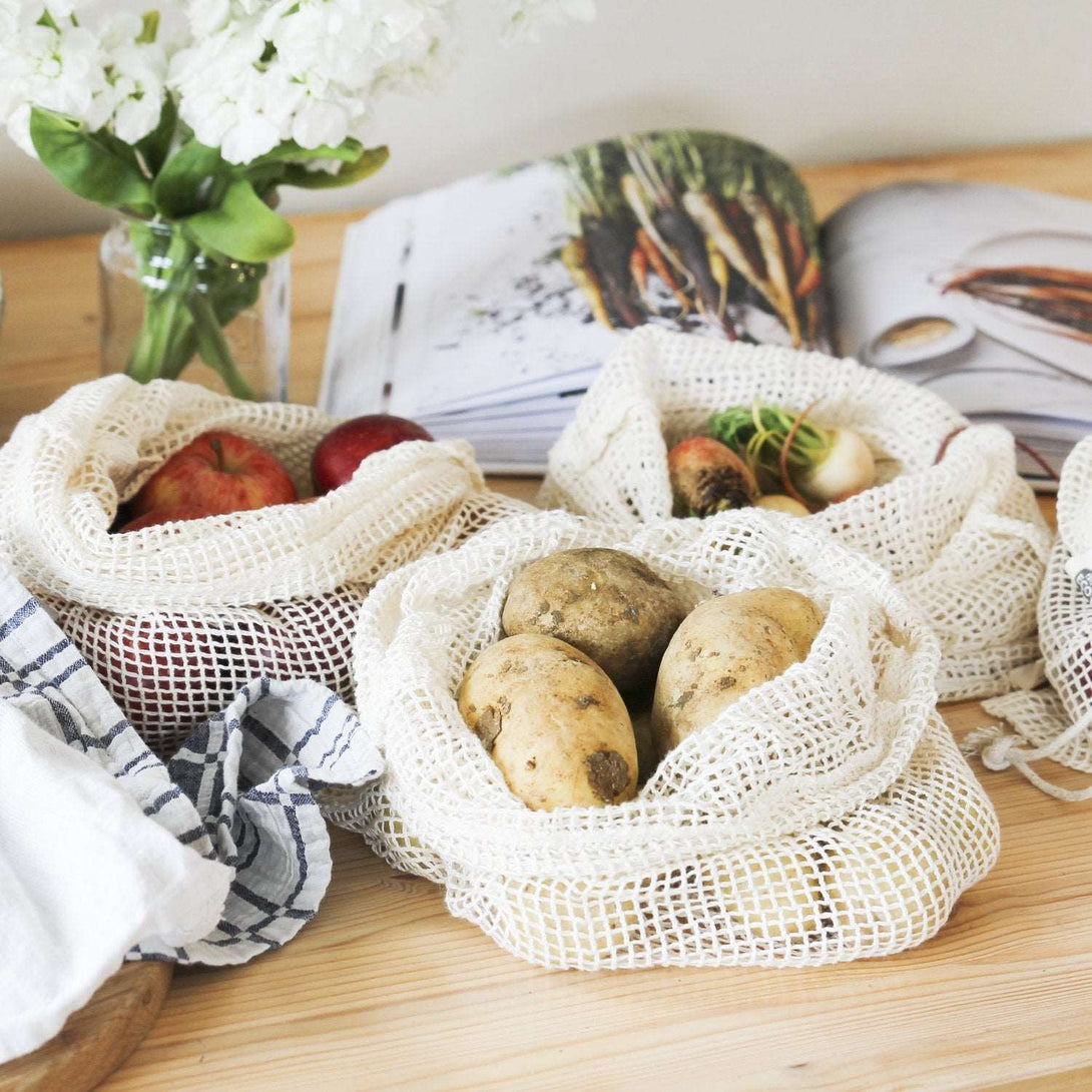 Ever Eco Organic Cotton Reusable Produce Bags Ever Eco Food Storage Containers at Little Earth Nest Eco Shop Geelong Online Store Australia