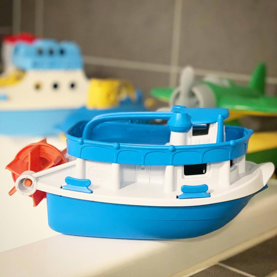 Green Toys Paddle Boat Green Toys Play Vehicles at Little Earth Nest Eco Shop Geelong Online Store Australia