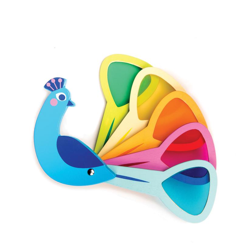 Peacock Colour Viewer by Tenderleaf Toys Tenderleaf Toys Activity Toys at Little Earth Nest Eco Shop Geelong Online Store Australia