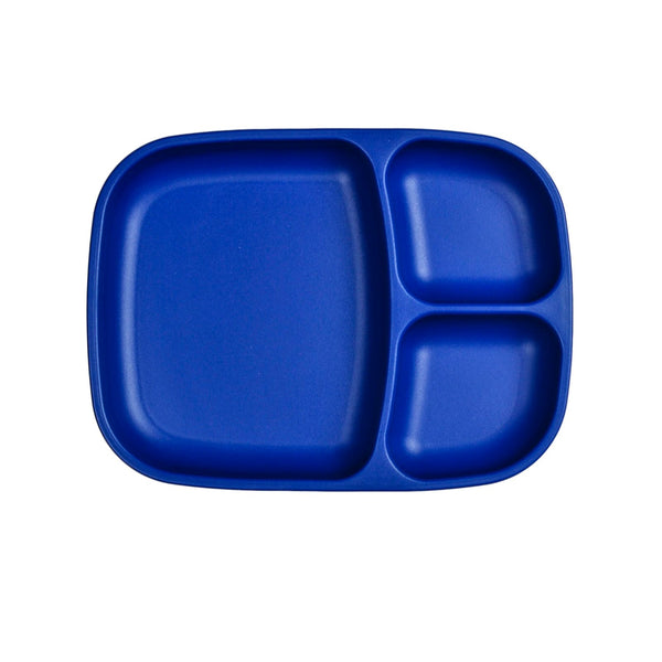 Replay Large Divided Plate Tray Replay Dinnerware Navy at Little Earth Nest Eco Shop Geelong Online Store Australia