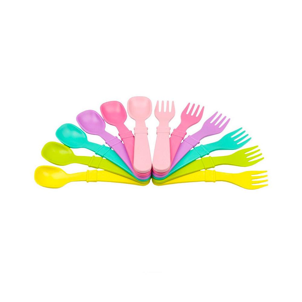 Replay 6 Piece Sets in Sorbet Replay Dinnerware Utensils at Little Earth Nest Eco Shop Geelong Online Store Australia