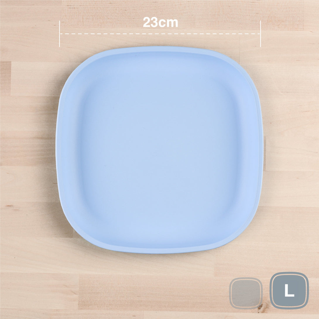 Large Replay Plate Replay Dinnerware Ice Blue at Little Earth Nest Eco Shop Geelong Online Store Australia