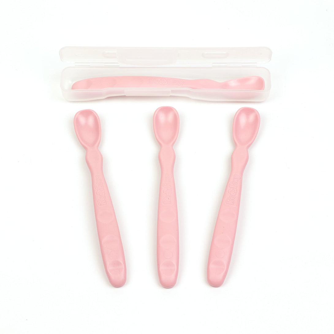 Replay Baby Spoons 4 Pack Replay Dinnerware Baby Pink at Little Earth Nest Eco Shop Geelong Online Store Australia