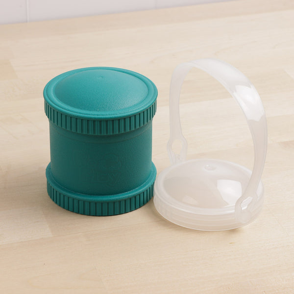 Replay Single Snack Stack with Dual Lid Set Replay Dinnerware Teal at Little Earth Nest Eco Shop Geelong Online Store Australia