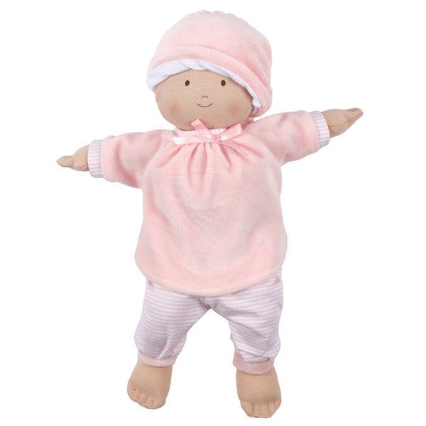 Cherub Soft Natural Baby Doll by Bonikka Bonikka Dolls Pink at Little Earth Nest Eco Shop Geelong Online Store Australia