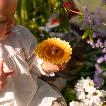 Sun the Sunflower Teether by Oli and Carol Oli and Carol Dummies and Teethers at Little Earth Nest Eco Shop Geelong Online Store Australia