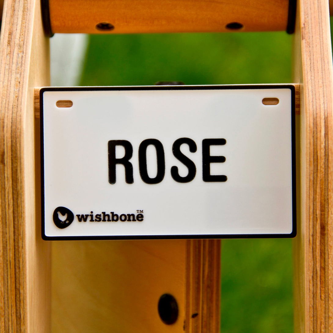 Wishbone Balance Bike Name Plate Wishbone Australia Bicycle Accessories at Little Earth Nest Eco Shop Geelong Online Store Australia