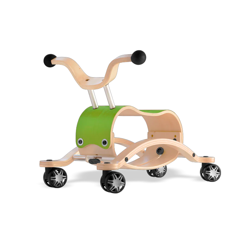 Wishbone Mini Flip Racer with Race Base Wishbone Australia Toys Green at Little Earth Nest Eco Shop Geelong Online Store Australia