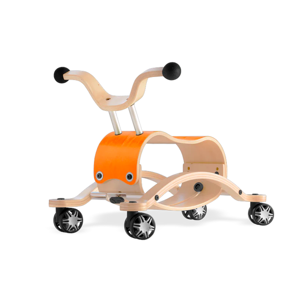 Wishbone Mini Flip Racer with Race Base Wishbone Australia Toys Orange at Little Earth Nest Eco Shop Geelong Online Store Australia