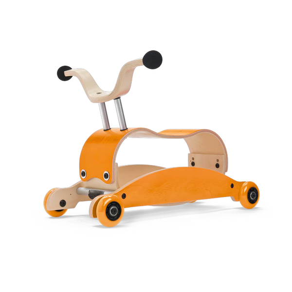 Wishbone Mini Flip Ride On Toy Rocker Wishbone Australia Kids Riding Vehicles Orange at Little Earth Nest Eco Shop Geelong Online Store Australia