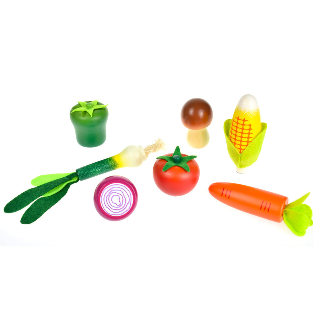 Wooden Play Vegetables Little Earth Nest Toy Kitchens & Play Food at Little Earth Nest Eco Shop Geelong Online Store Australia